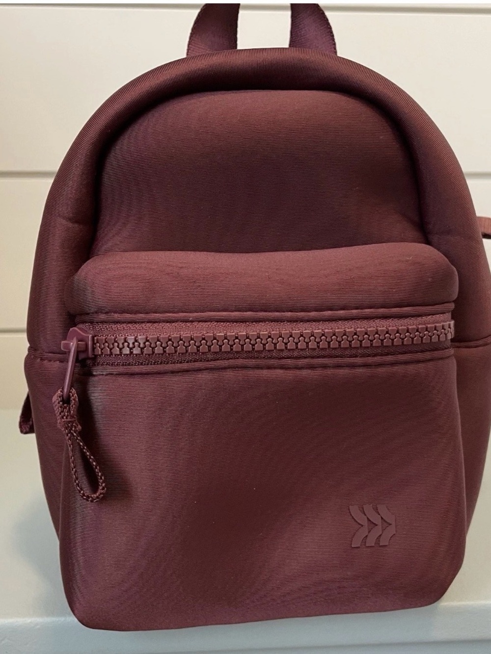 8.5'' Neoprene Mini Backpack - All In Motion™ Maroon Recycled Travel Bag Handbag